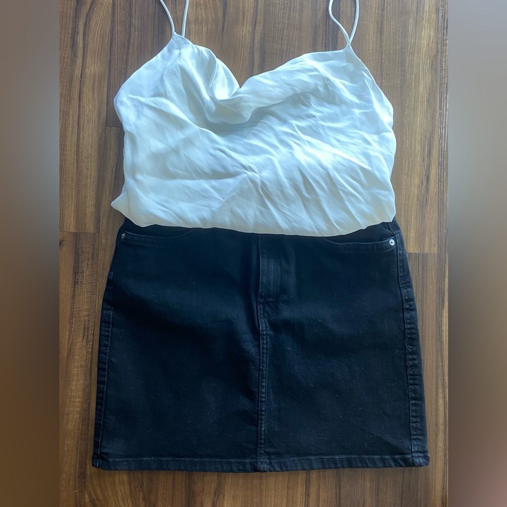 White Zara cami tank
